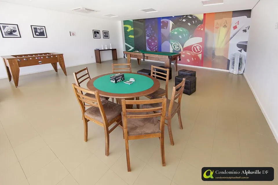 Game room at the Residencial 2 clubhouse