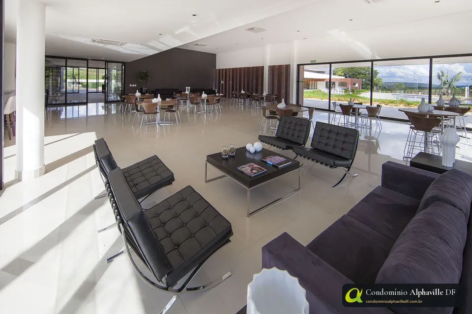 Lounge at the Residencial 2 clubhouse