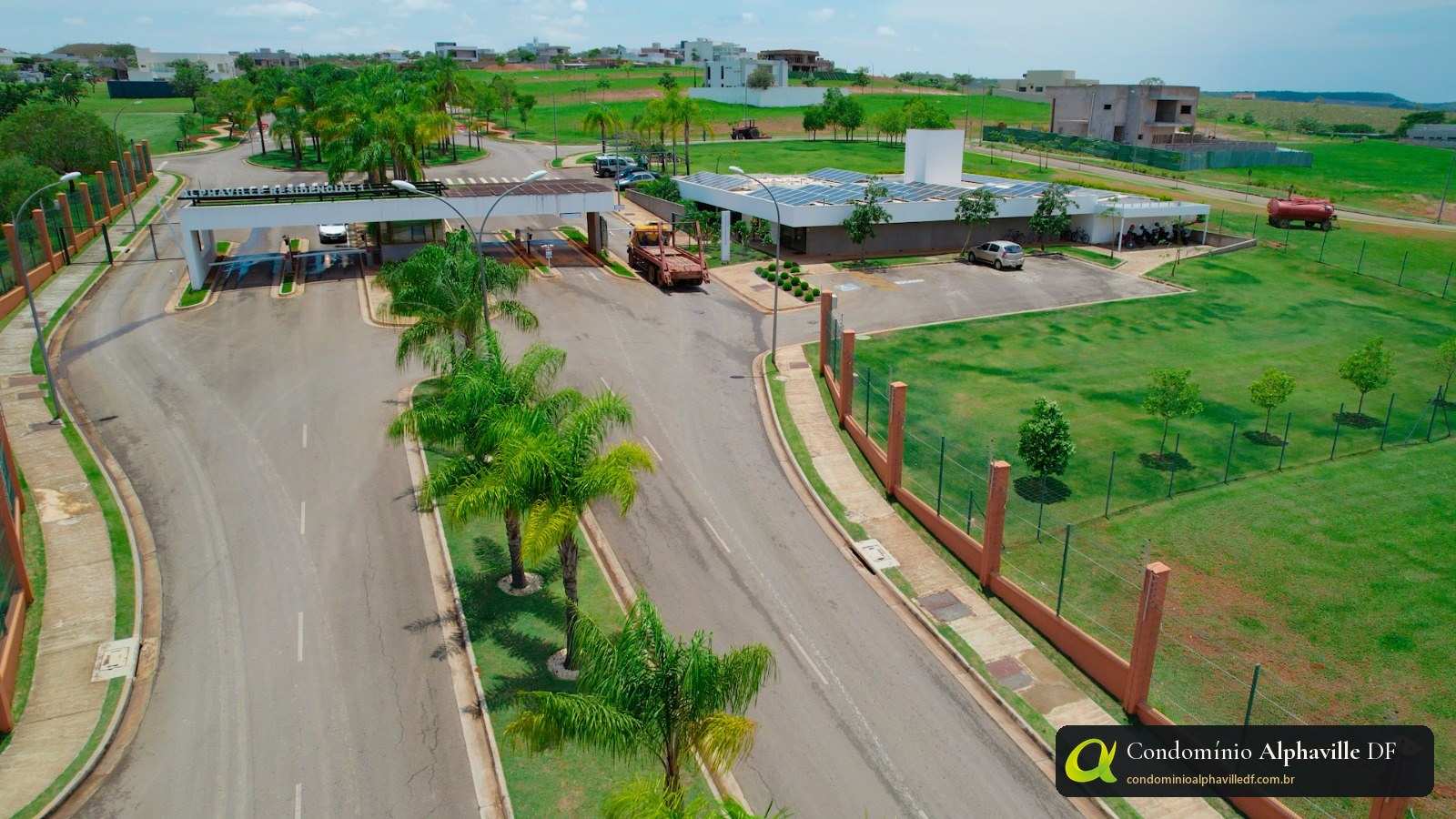 Portería de acceso de Alphaville Brasília